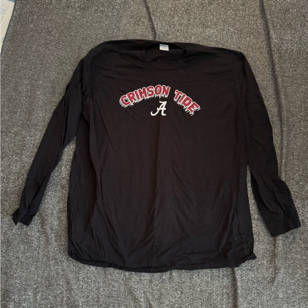 Alabama Crimson Tide Black Long Sleeve Shirt